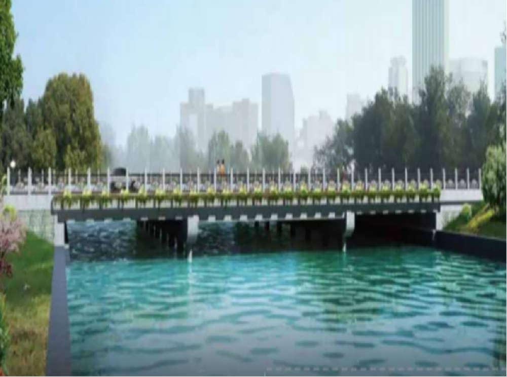 宁波杭州湾新区博智路跨九塘江桥梁工程